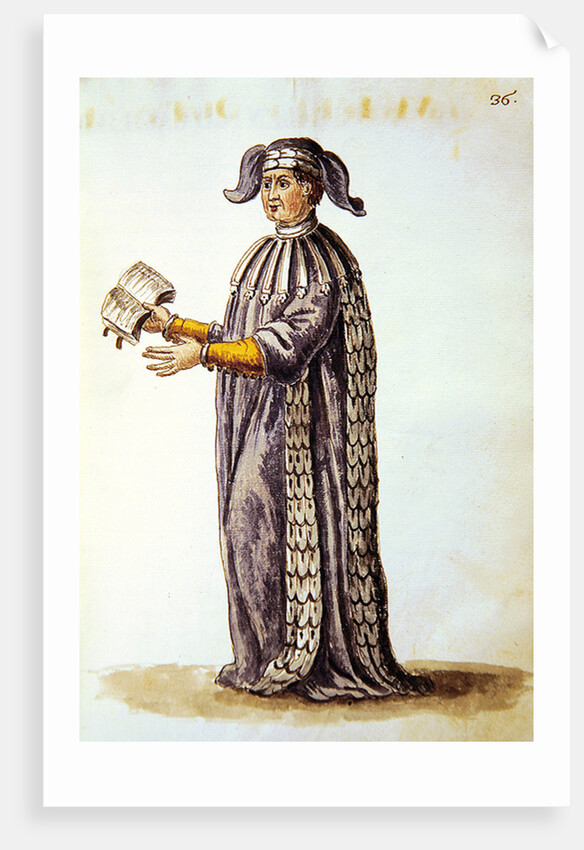 An erudite academic by Jan van Grevenbroeck