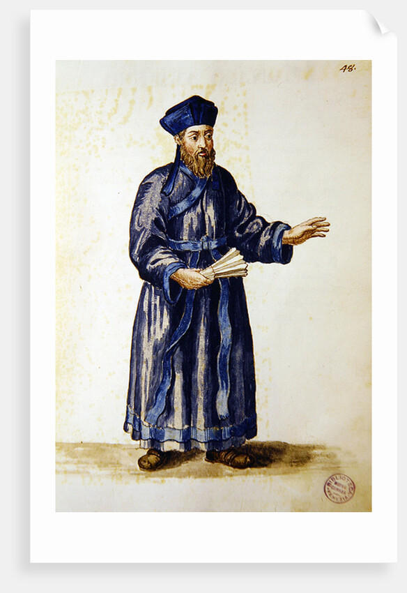 Venetian missionary in China by Jan van Grevenbroeck