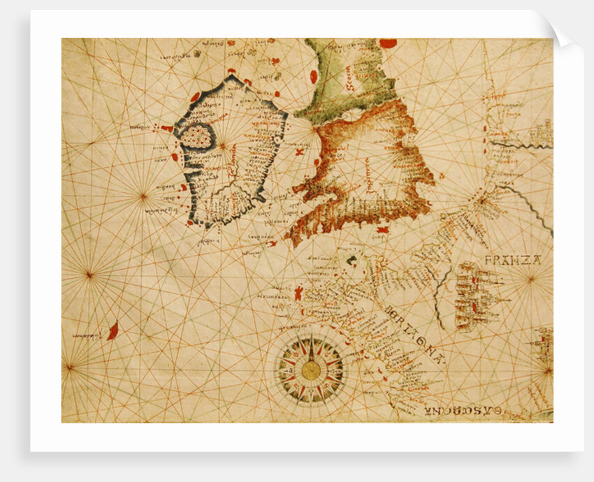 The French Coast, England, Scotland and Ireland by Giovanni Xenodocus da Corfu