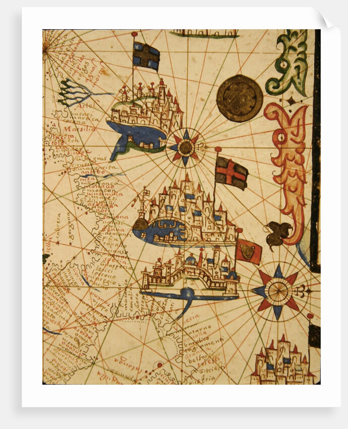 Marseille, Genoa and Venice by Italian School