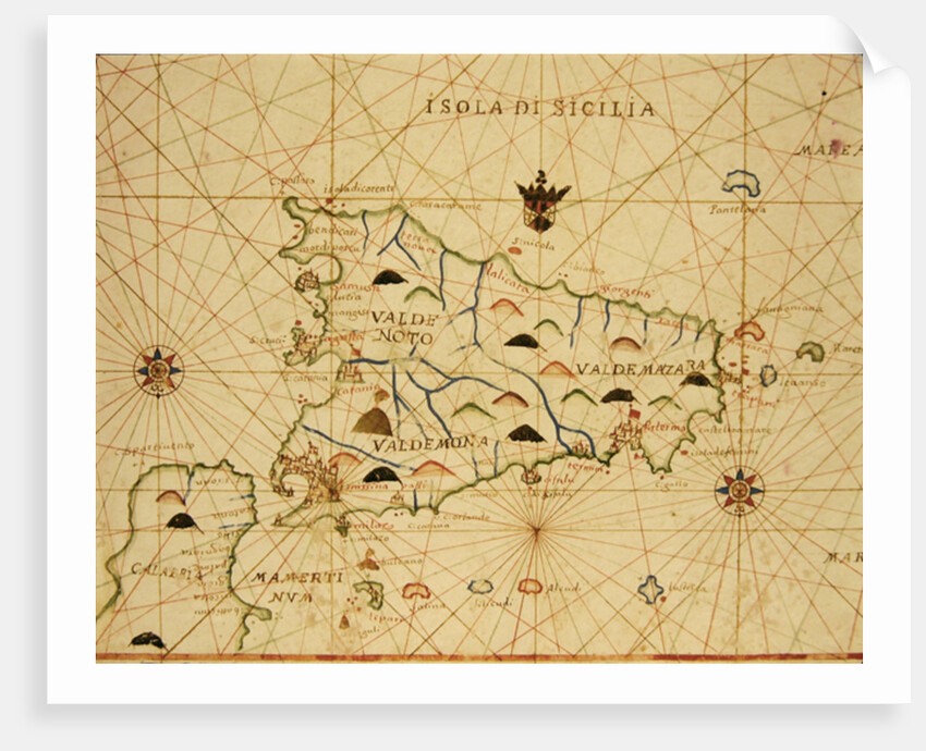 Sicily and the Straits of Messina by Italian School