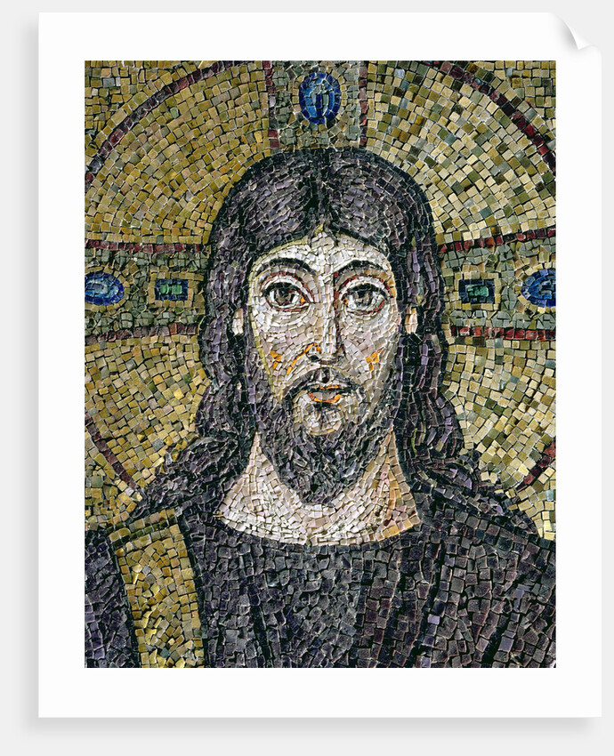The face of Christ by Byzantine School