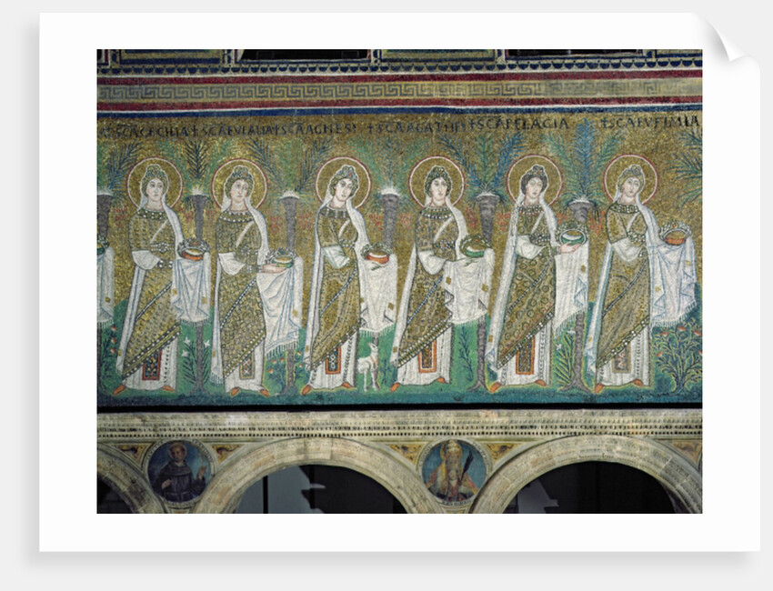 Group of Virgin Martyrs by Byzantine School