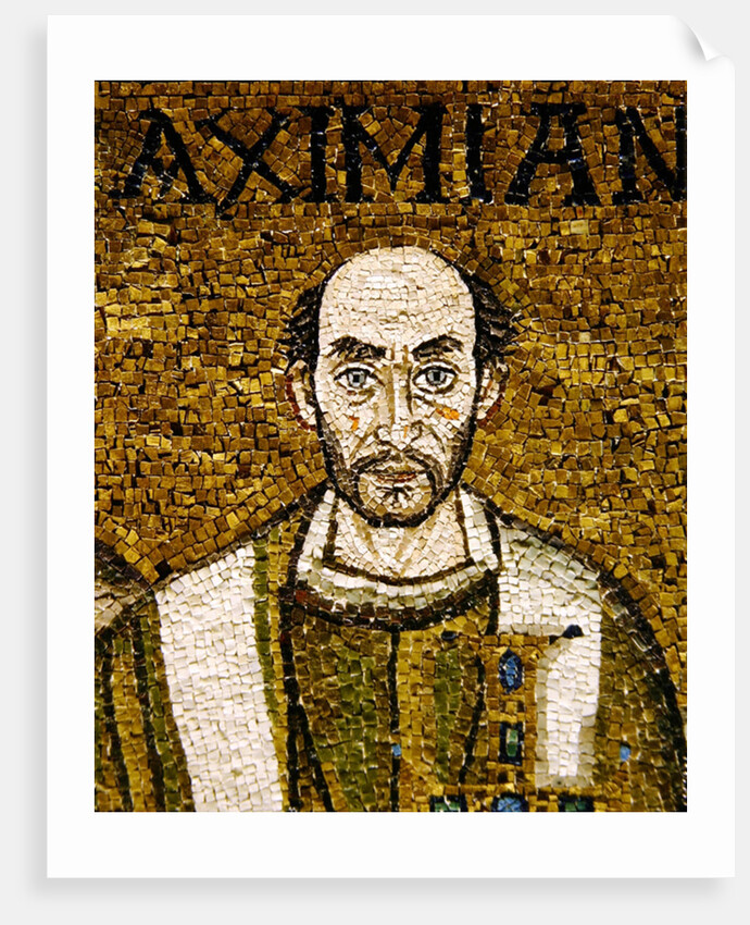 The face of Massimiano by Byzantine School