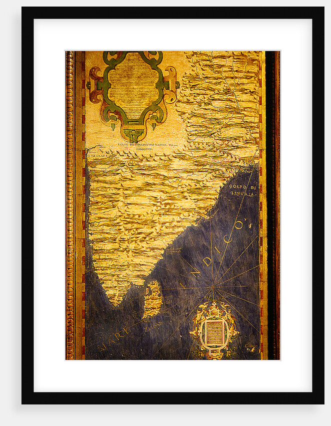 Map of the Indian Peninsula by Stefano Buonsignori