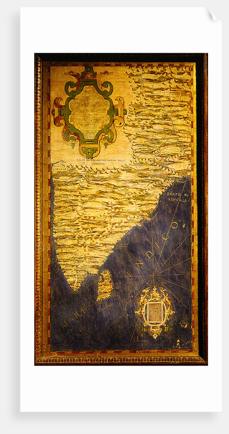 Map of the Indian Peninsula by Stefano Buonsignori
