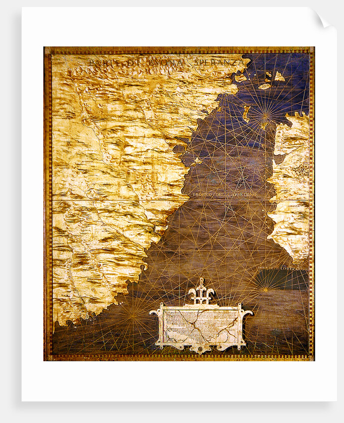 Map of the Cape of Good Hope by Stefano Buonsignori