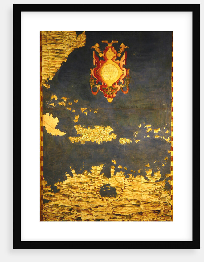 Map of the Caribbean islands by Stefano Buonsignori