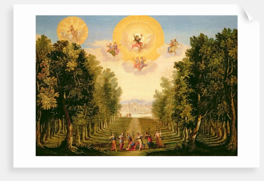 Prologue: The delightful woodland island of Naxos by Giacomo Torelli