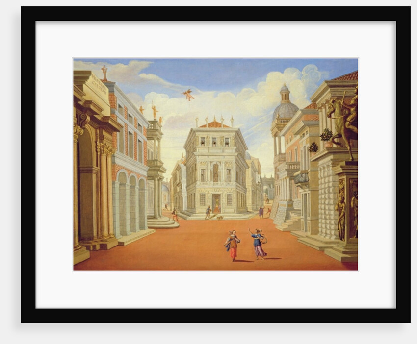 Act II, scenes I and VIII by Giacomo Torelli