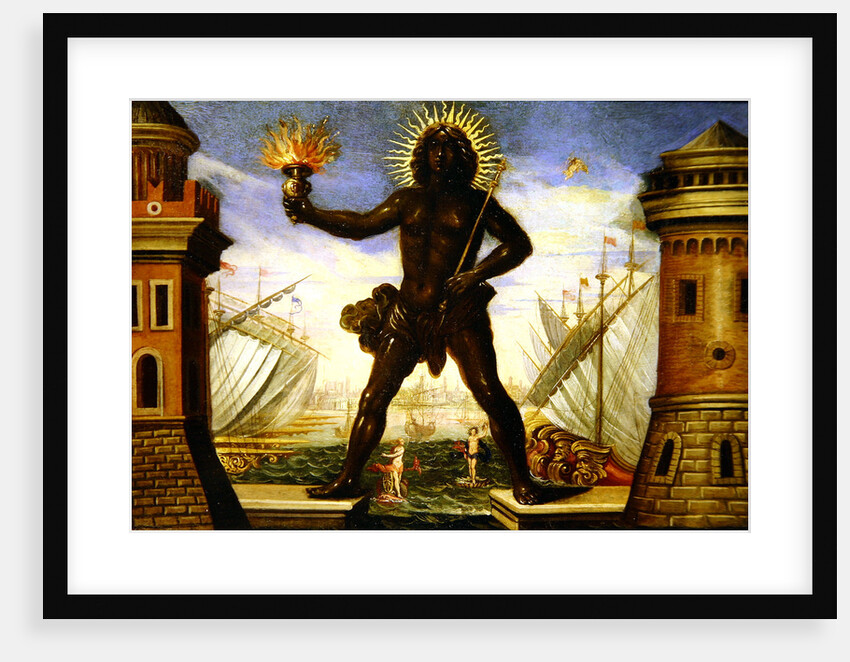 Prologue: the Harbour with the Colossus of Rhodes by Giacomo Torelli