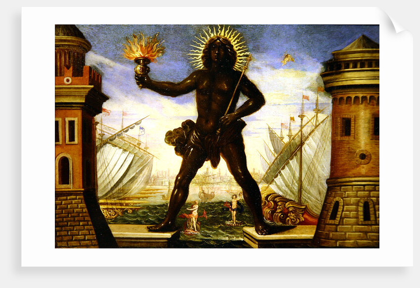Prologue: the Harbour with the Colossus of Rhodes by Giacomo Torelli
