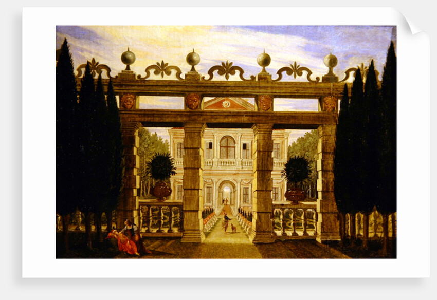 Act I, scene VII and Act II, scenes I and III by Giacomo Torelli