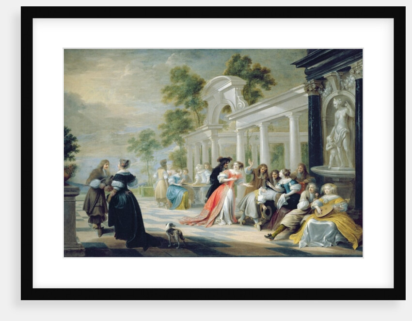 Generic garden scene, 1600 by Flemish School