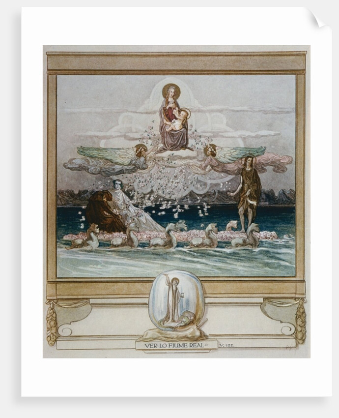 Illustration from Dante's 'Divine Comedy', Purgatory, Canto V: 122, 1921 by Franz von (1866-1924) Bayros