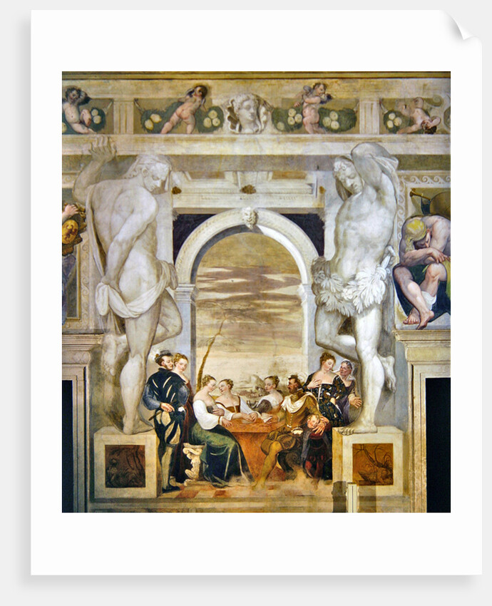 The Game of Cards by Giovanni Antonio Fasolo