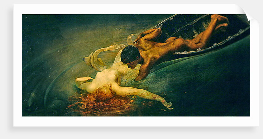 The Siren 1893 by Giulio Aristide Sartorio