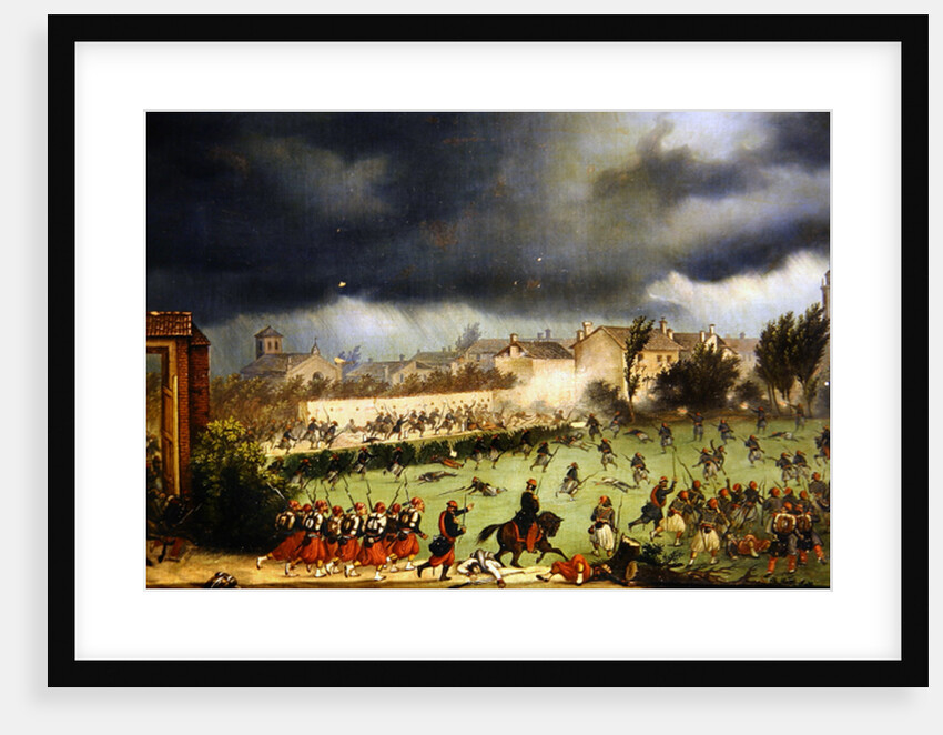 Scene from the Battle of Solferino by Antonio Spandri