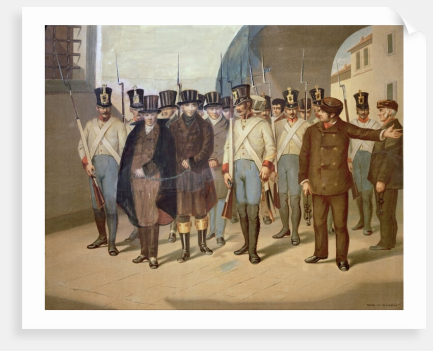The Arrest of the Carbonari by Italian School
