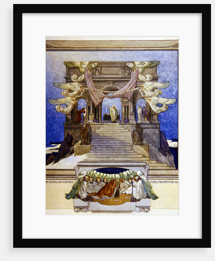 Illustration from Dante's 'Divine Comedy', Purgatory, 1921 by Franz von (1866-1924) Bayros