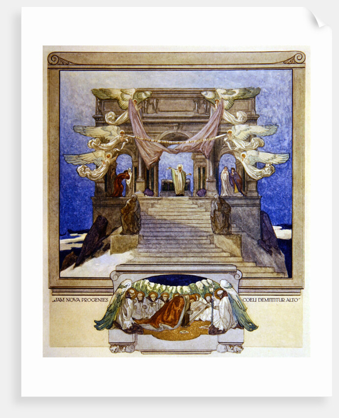 Illustration from Dante's 'Divine Comedy', Purgatory, 1921 by Franz von (1866-1924) Bayros