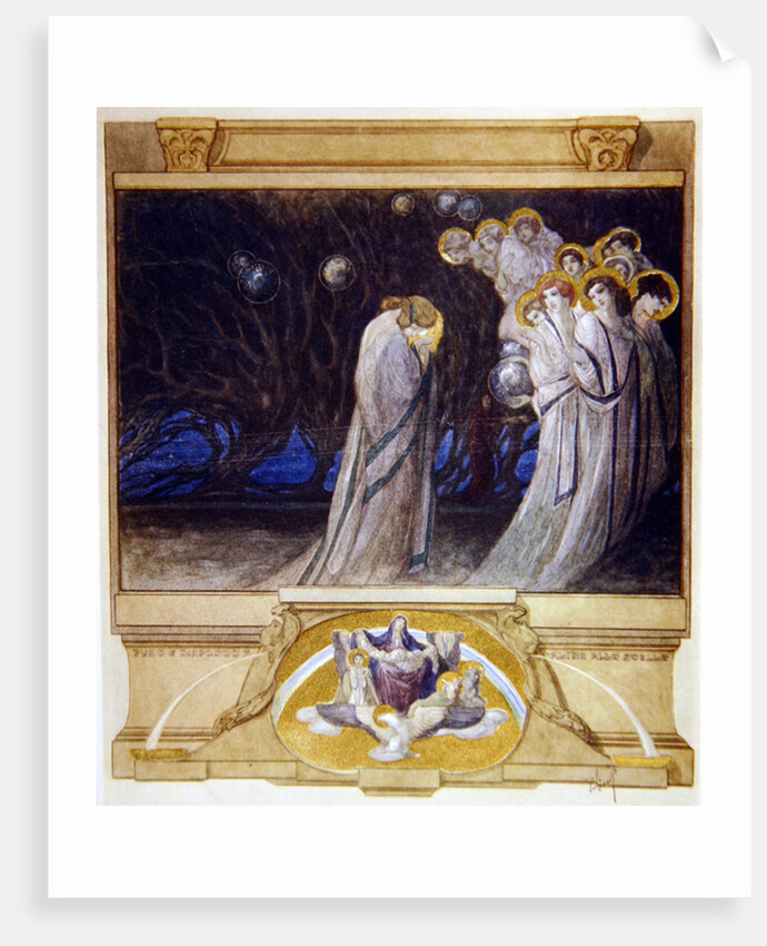 Illustration from Dante's 'Divine Comedy', Purgatory, Canto XXXIII, 1921 by Franz von (1866-1924) Bayros