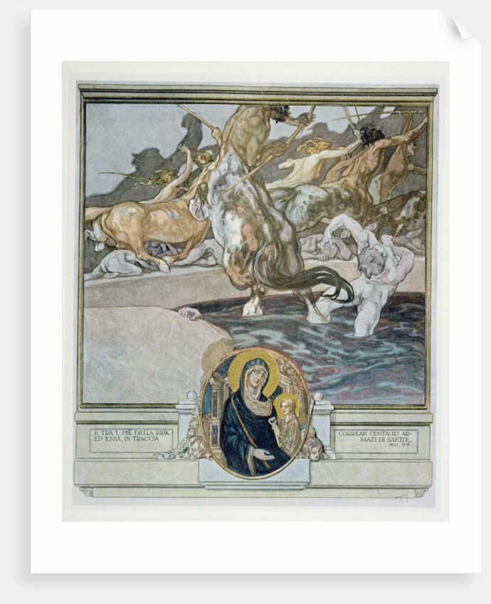 Illustration from Dante's 'Divine Comedy', Inferno, Canto XII: 55, 1921 by Franz von (1866-1924) Bayros