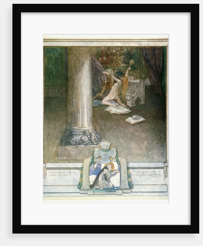 Illustration from Dante's 'Divine Comedy', Inferno, XVIII: 55, 1921 by Franz von (1866-1924) Bayros