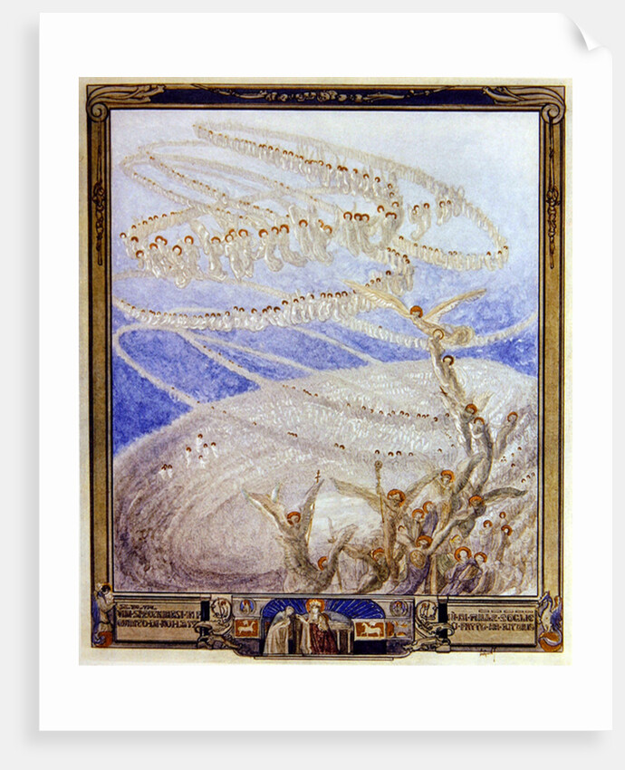 Illustration from Dante's 'Divine Comedy', Paradise, Canto XXX, 1921 by Franz von (1866-1924) Bayros