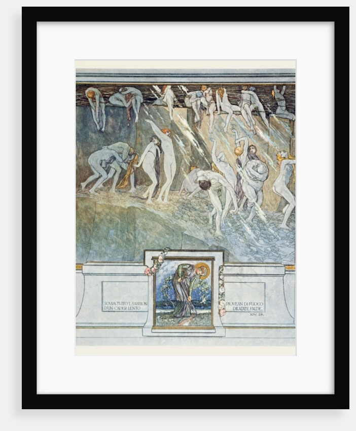Illustration from Dante's 'Divine Comedy', Inferno, Canto XIV. 28, 1921 by Franz von (1866-1924) Bayros
