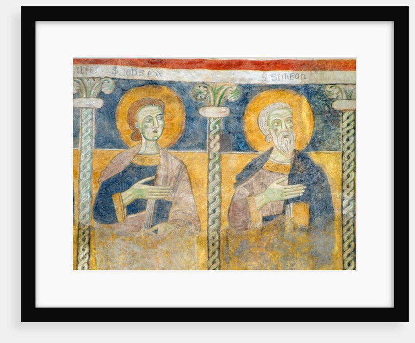 Detail of St. John the Evangelist and St. Simon by Italian School