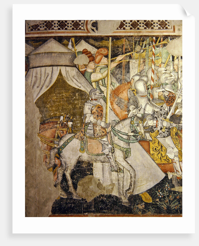 Army on horseback by Italian School