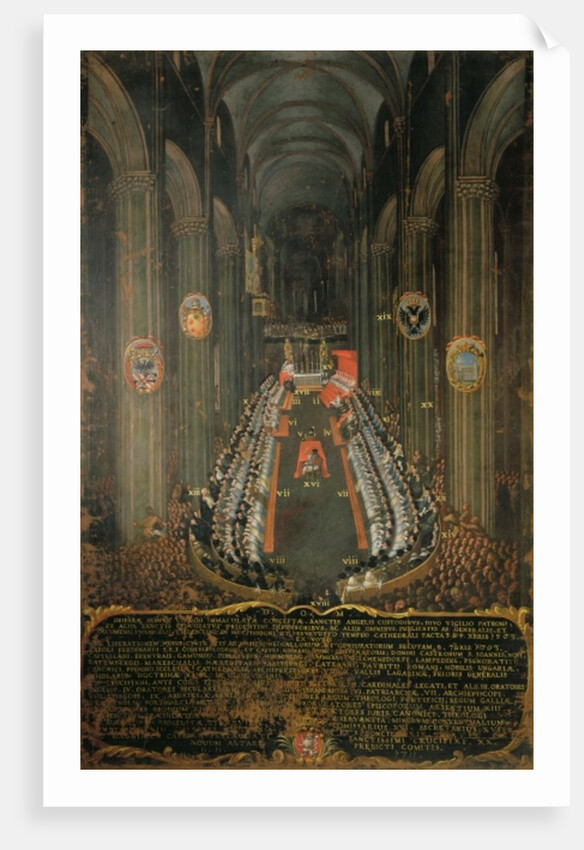 Closing session of the Council of Trent in 1563, 1563 by Niccolo Dorigati