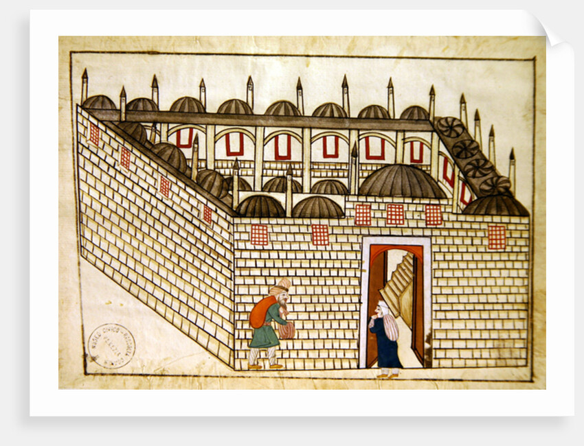 Miniature from the 'Memorie Turchesche' depicting the summer house reserved for the mother of the Sultan in the Topkapi Palace, Constantinople by Venetian School