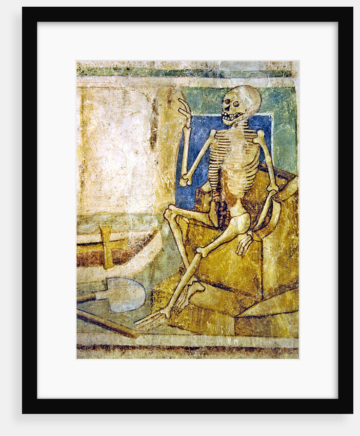 The Dance of Death: Death by the open tomb, 1490 by Janez Kastav