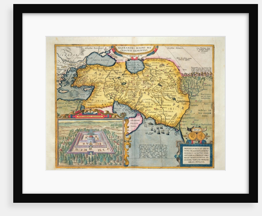 The Expedition of Alexander the Great by Abraham Ortelius
