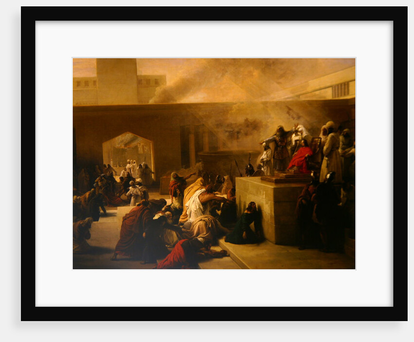 The Coronation of Joas, 1839 by Francesco Hayez