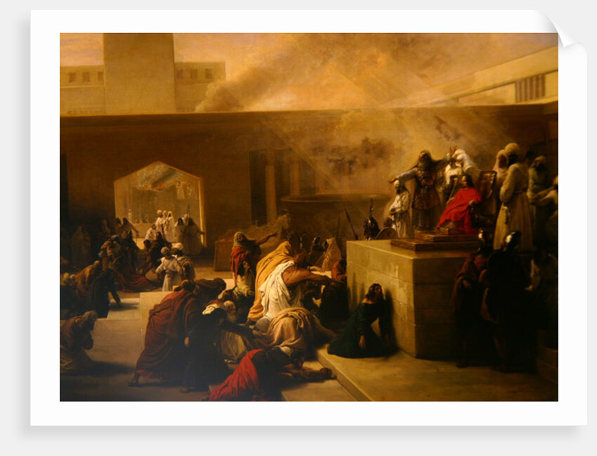 The Coronation of Joas, 1839 by Francesco Hayez