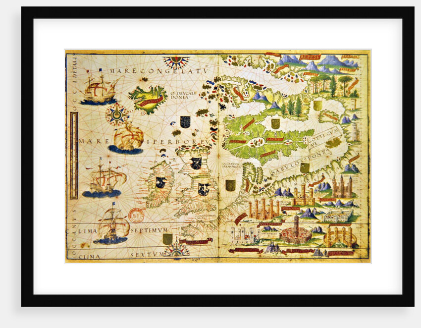 Map of Europe by Anonymous