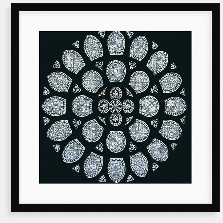 Rose window by German School