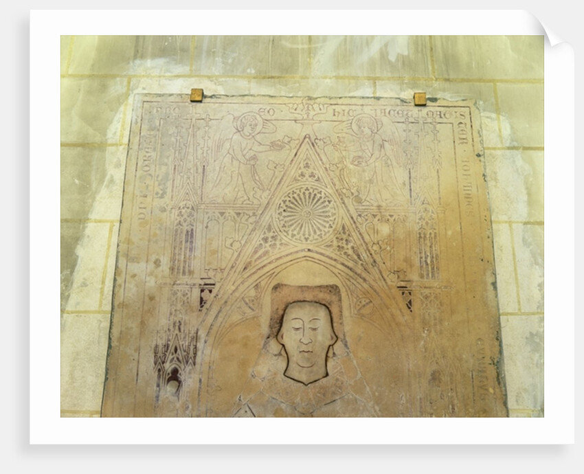 Tombstone of Magister Johannes, 1340 by French School