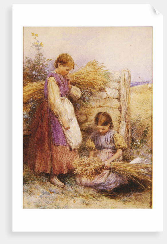 The Young Gleaners by Myles Birket Foster