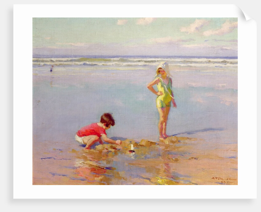 Children on the Beach by Charles-Garabed Atamian