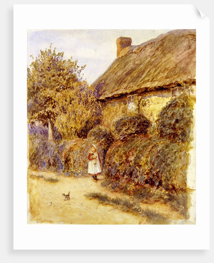 Straying by Helen Allingham