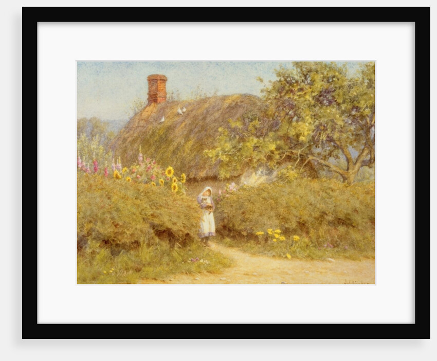 A Surrey cottage by Helen Allingham