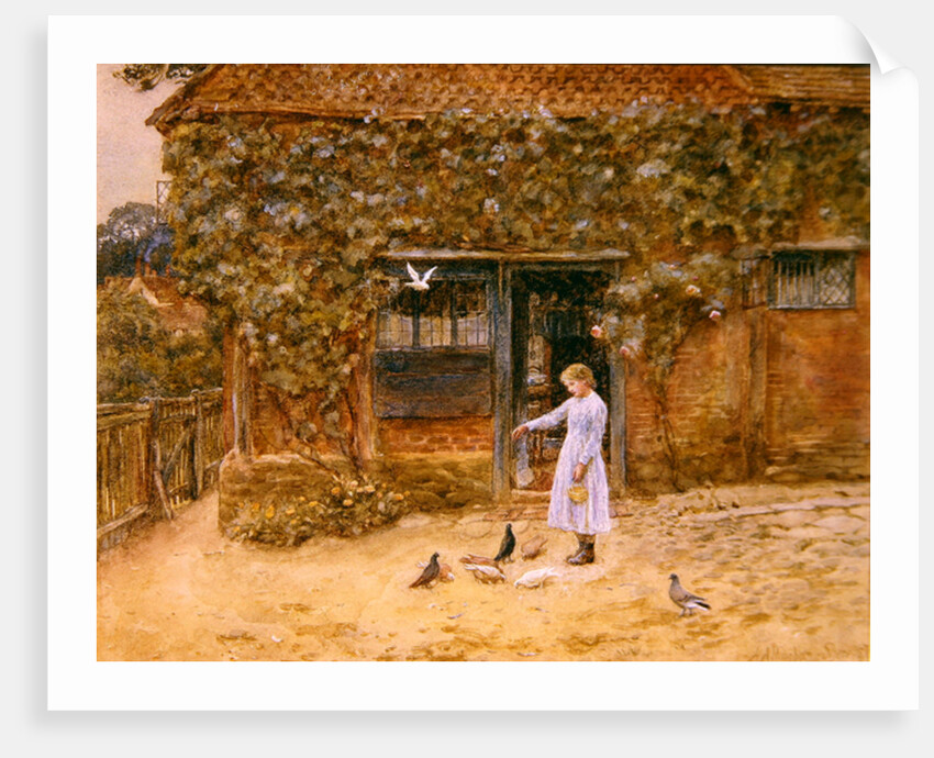 A cottage at Shere, c.1875 by Helen Allingham