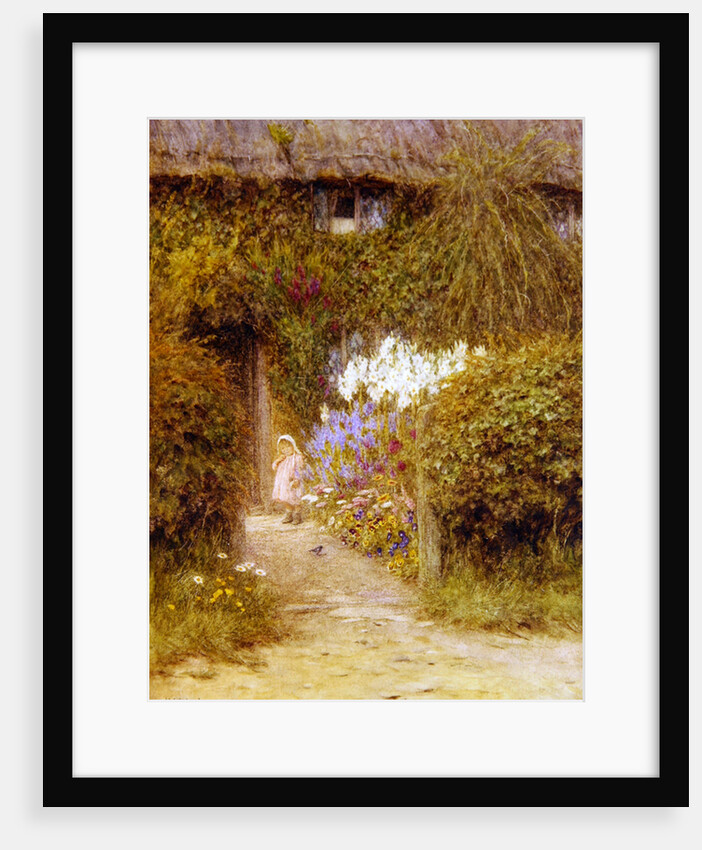 A cottage at Redlynch by Helen Allingham