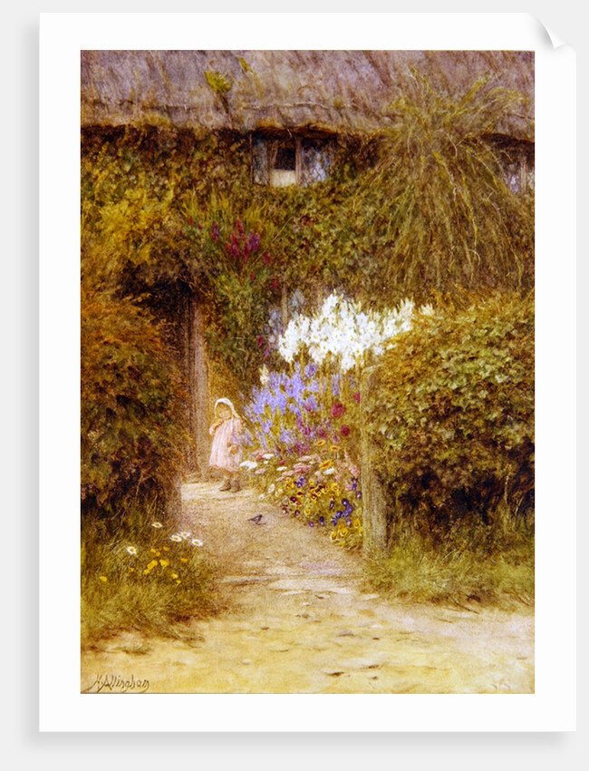 A cottage at Redlynch by Helen Allingham