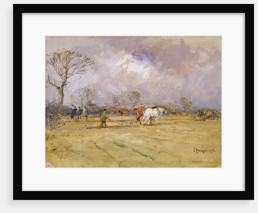 The Plough Team, 1905 by John Atkinson