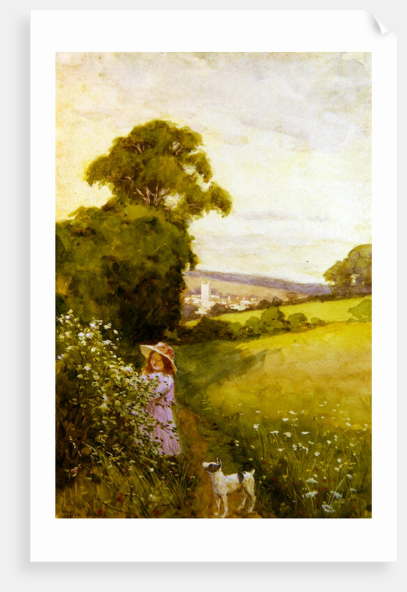 Picking Flowers by Thomas Frederick Mason Sheard